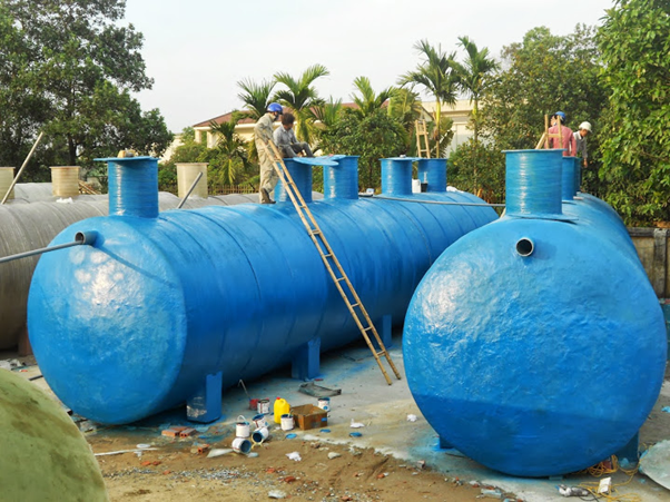 Hệ thống xử lý nước thải sinh hoạt tại Tân Tiến Phát 