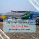 Dịch vụ vận chuyển cung cấp bùn vi sinh tại Long An